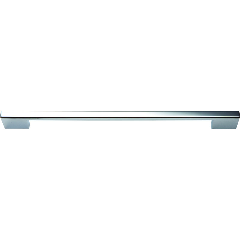 Polished Chrome Modern Bar Pull with Mounting Hardware
