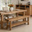 Solid Wood Bench