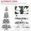Arbre de Noël artificiel enneigé 9 pi avec 916 branches de cèdre réalistes
