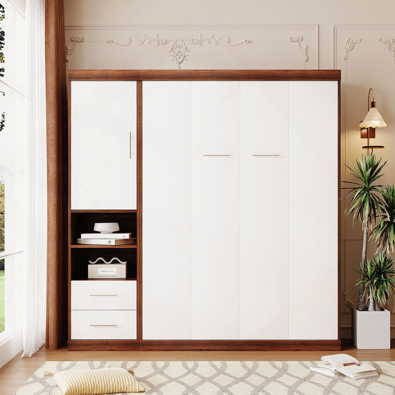 Lit mural avec armoire