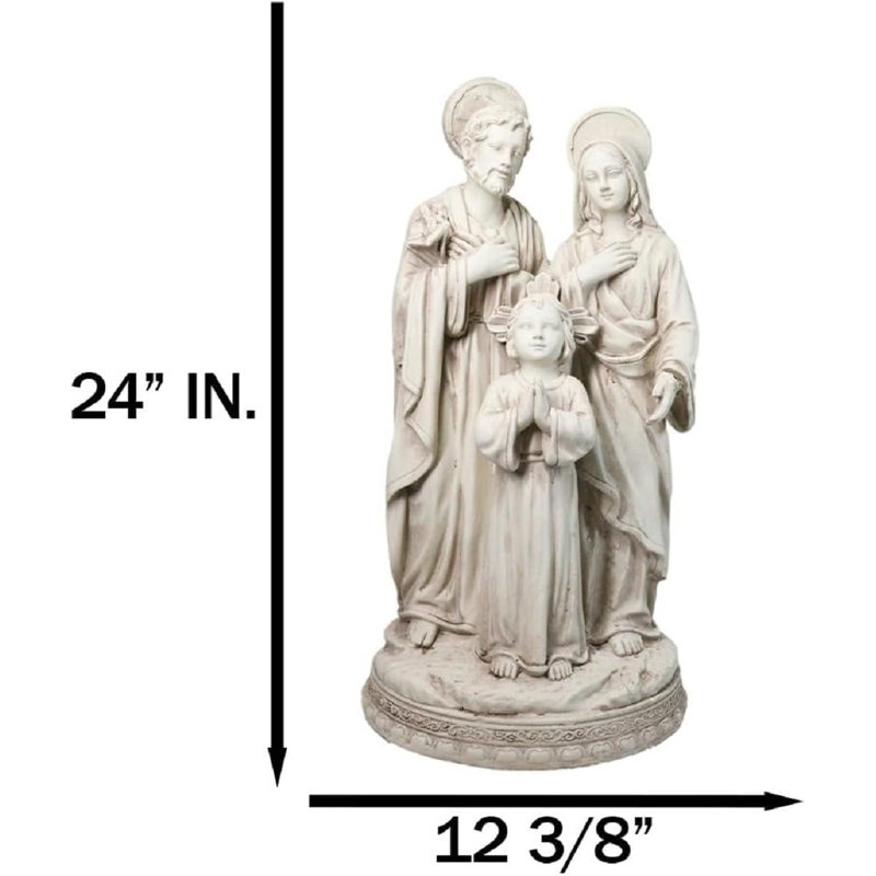 Grande statue extérieure Catholique Marie Joseph Jesus