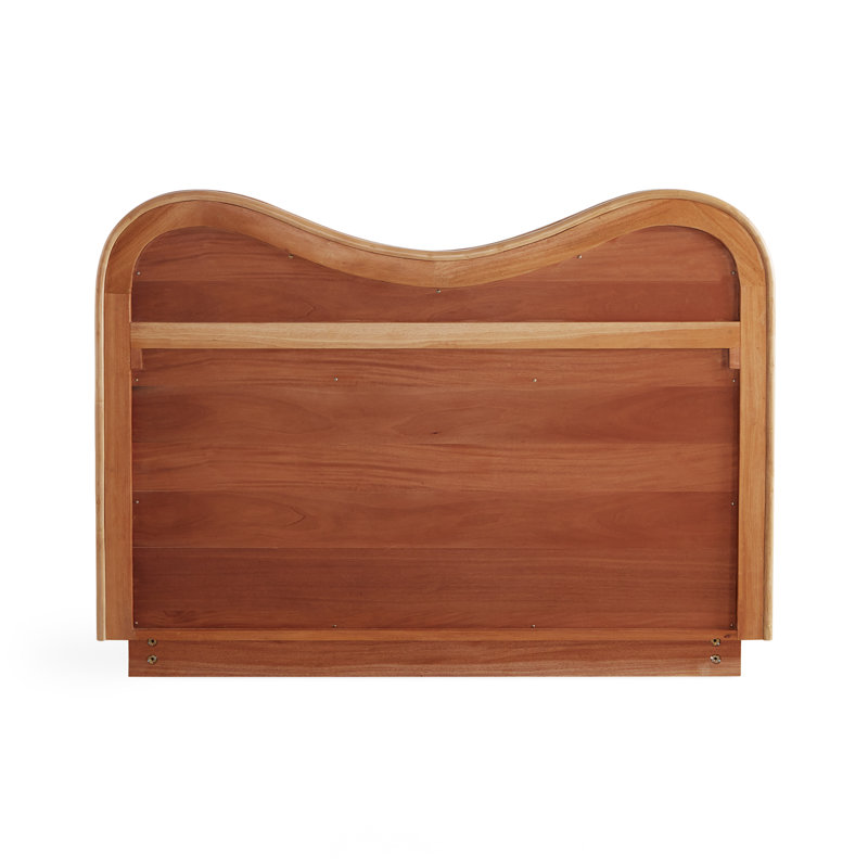 Riviera Upholstered Queen Scalloped Bed
