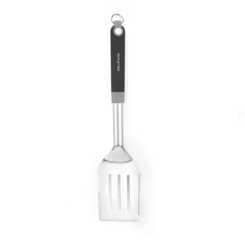 Grill Mark Stainless Steel Black and Silver Grill Spatula