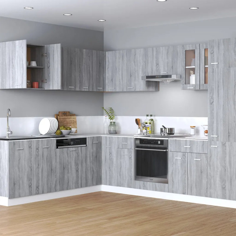 Armoire suspendue vidaXL Lyon Sonoma gris 60 x 31 x 60 cm, 1x hanging cabinet (2 doors) 60" W x 60" H, Gris