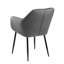 Saster 101.6cm H Tufted Velvet Upholstered Metal Armchair-57370634