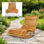 Chaise berçante d'extérieur en bois, - Coussinets de pieds basculants, chaise berçante 110 135, structure avec poids de 264 lb