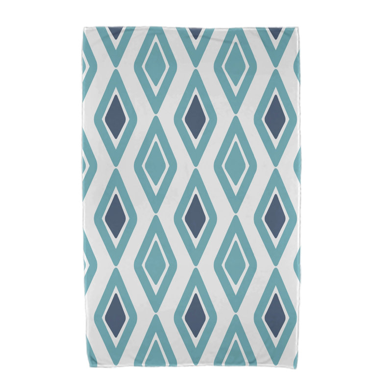 Serviette de plage en microfibre Malcho, Aigue-marine