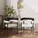 Gatlynn Modern Dining Chairs Upholstered Arm Chairs with Metal Legs For Dining Room/Living Room