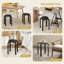 Ensemble de 4 tabourets empilables 18 po-1435949294