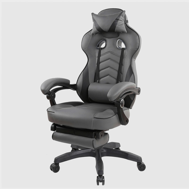 Fauteuil de direction double inclinable avec repose-pieds
