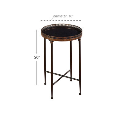 Neo Iron Tray Top End Table