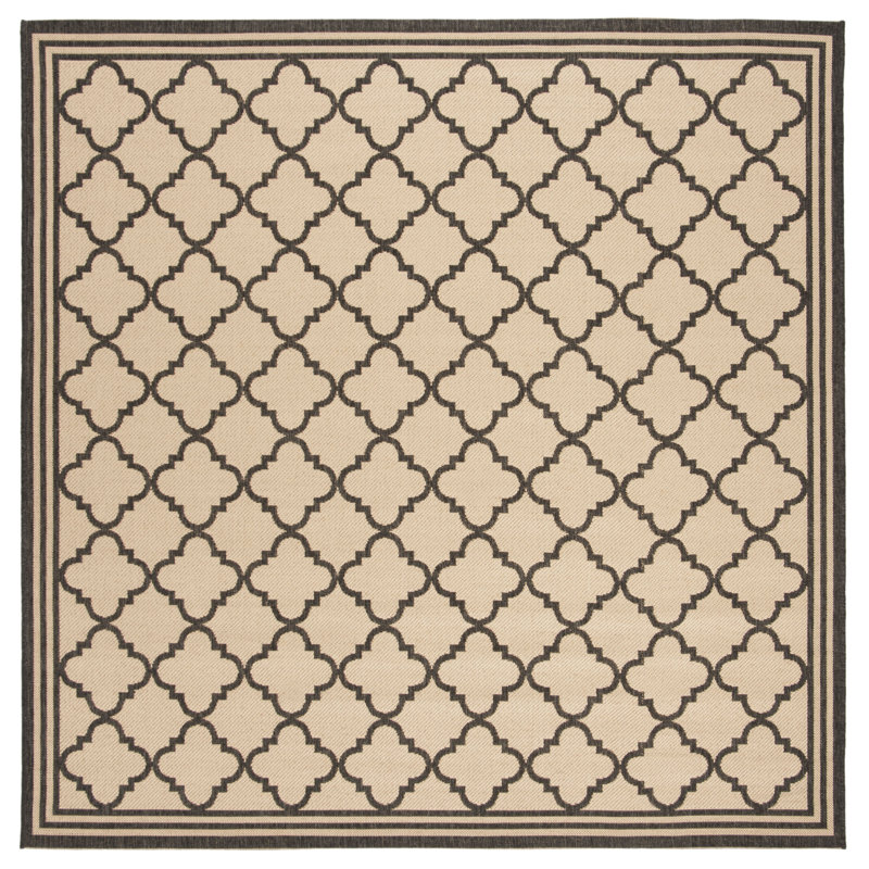 Linden 100 Performance Geometric Rug, Square 6'7"