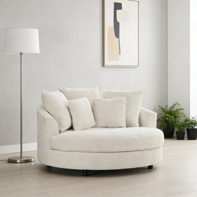 Chaise longue d'intérieur surdimensionnée à housse
