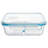 51 fl. oz. Glass Food Storage Container - Set of 3 Containers and 3 Lids