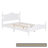 Wood Platform Bed Frame,Retro Style Platform Bed with Wooden Slat Support-1234318362-1234318363