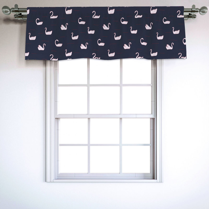Sateen Ruffled Window Valance