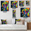 Horloge murale moderne The Happy Rainbow Elephant-1578244268