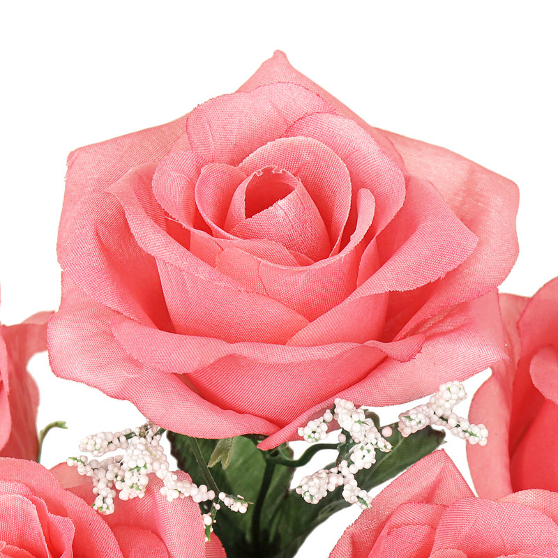 Rosier artificiel ouvert, Corail