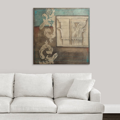 Damask Tapestry " Damask Tapestry With Capital II " by Jennifer Goldberger