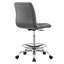 Chaise de dessinateur en cuir végétalien sans accoudoirs Ripple par Modway-1984504253-1984504250