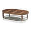 Villa Cherie Oval Cocktail Table - Hazelnut