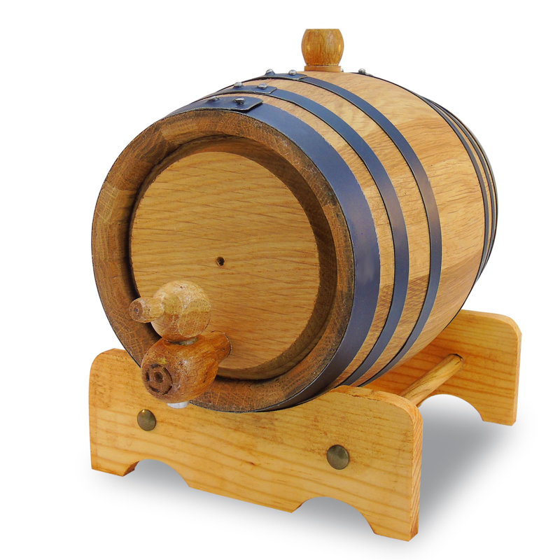 2 tonneaux de chêne de qualité supérieure de qualité distillerie pour le whisky vieilli, le rhum et plus