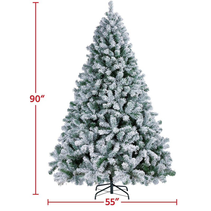Arbre de Noël artificiel pré-éclairé, 7.5'