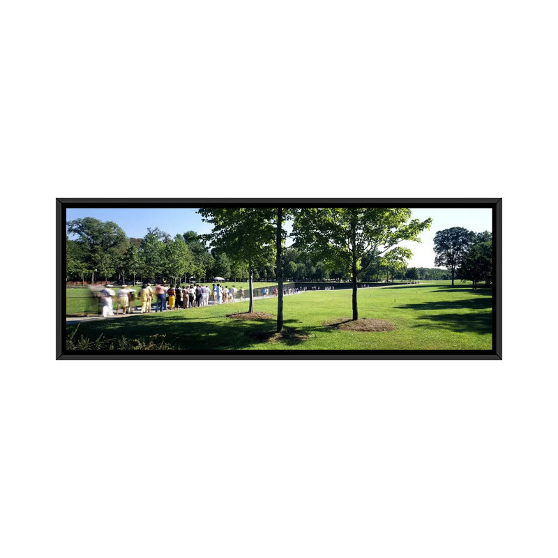 Reproduction de photo sur toile, H 24 po x l 72 po x P 1,5 po, Toile avec cadre noir