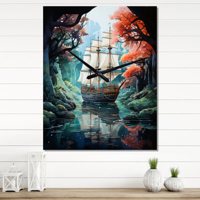Très grandes horloges murales Jennedy - Pirate