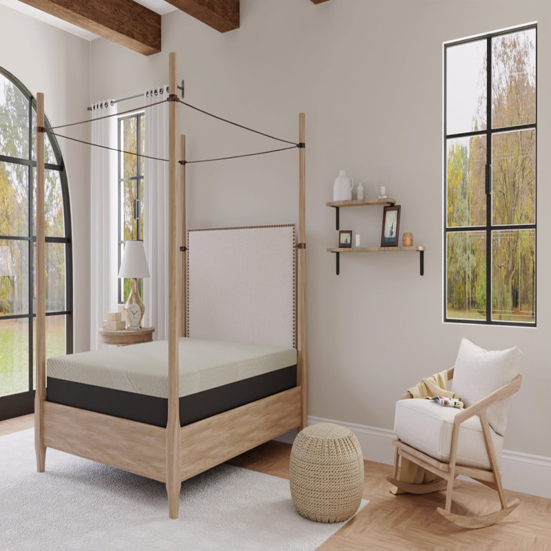 Matelas en mousse viscoélastique gélifiée 8 po, Lit simple, 8"