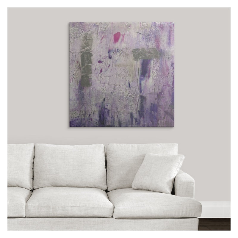 « ii » jennifer grolier, impression Dusty Violet, H 35 po x l 35 po x P 1,5 po, Toile