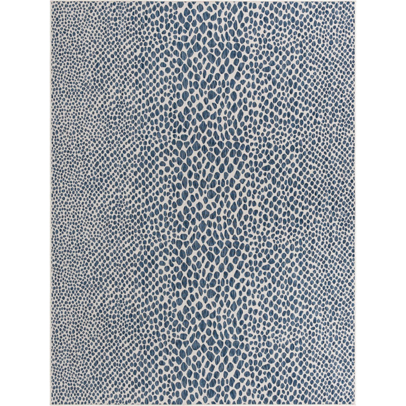 Tapis d'intérieur / extérieur Jill Zarin Cape Town, Rectangle 10 pi x 14 pi 1 po