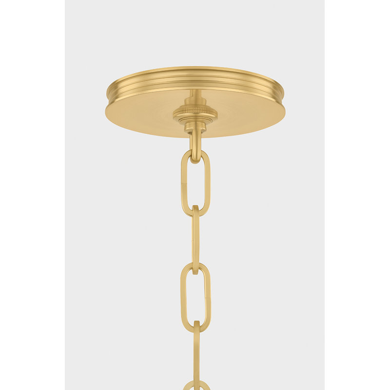 Whitfield Semi Flush, Antique Brass