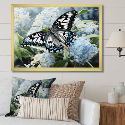 Incy " Blue Black Butterfly Haven I "