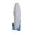 16.9X10.2X31.9" White Abstract Water Fountain With Blue Base With Light
