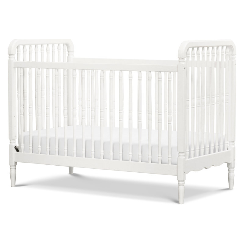 Liberty 3-in-1 Convertible Spindle Crib, Warm White