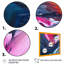 Dennice, art texturé abstrait bleu et rose-2032258875-2032258886