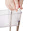 Chariot de rangement à roulettes à plusieurs niveaux avec roulettes - Organisateur utilitaire en plastique à 4 niveaux pour salle de bain, cuisine, chambre à coucher, bureau, garde-manger ou buanderie, transparent-93655900-93655898