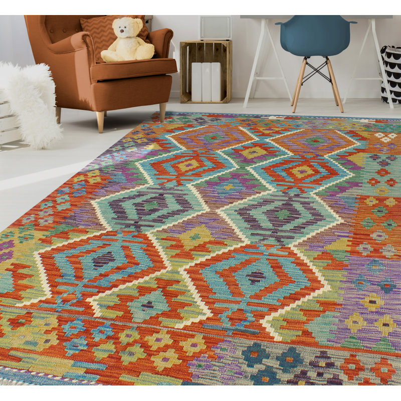 Flatweave Tawil Red Rug