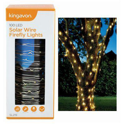 18.5cm LED Solar Powered 100 - Bulb Fairy String Light