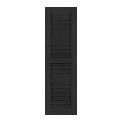 Custom Louvered Shutter with Cathedral Top