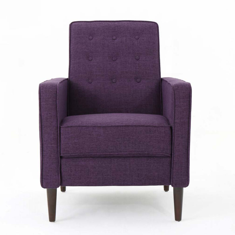 Canapé inclinable en tissu Mid-Century, Mauve