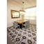 Rumi Ikat Hand-Knotted Silk Sunburst/Gray/Black Area Rug