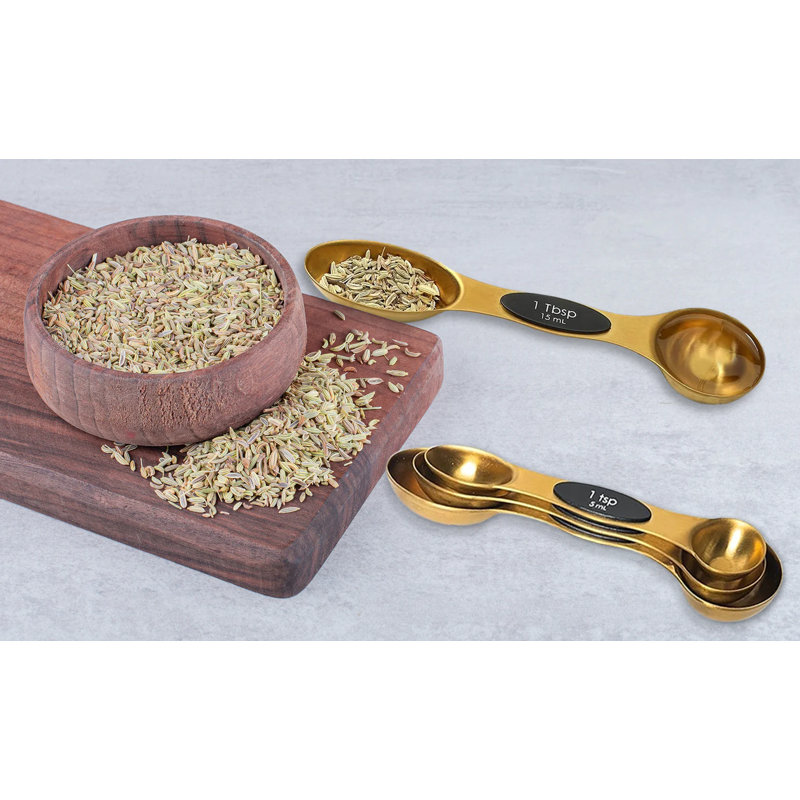 8-Piece: Double Sided Measuring Spoons Set