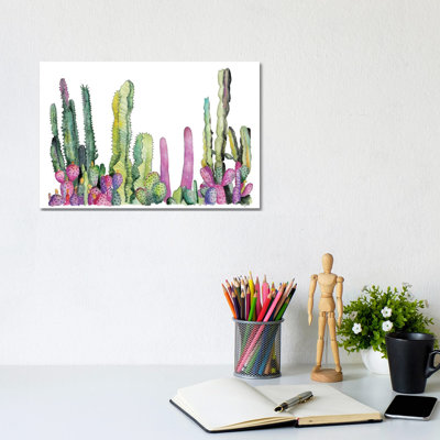 Cactus Fields 1 Piece Wrapped Canvas Painting