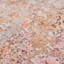 Machine Washable Beige Bronze Modern Abstract Distressed Living Room Area Rug-81847348