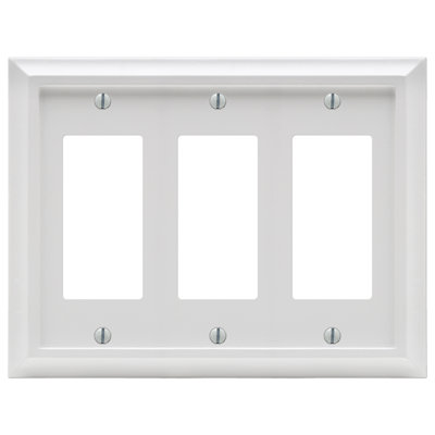 Deerfield 3-Gang Rocker Wall Plate