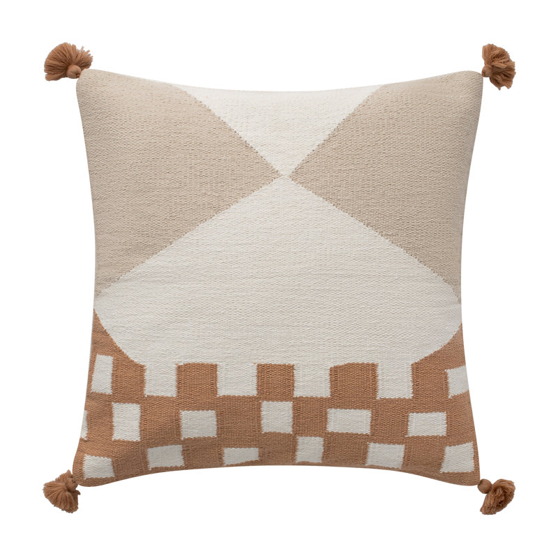 Coussin Geo, 20 po x 20 po, Érable