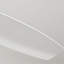 Ventilateur de plafond moderne blanc avec lumière, avec 3 pales en plastique ABS, télécommande, moteur à courant continu réversible et éclairage à DEL à intensité variable.-530170266-530170267