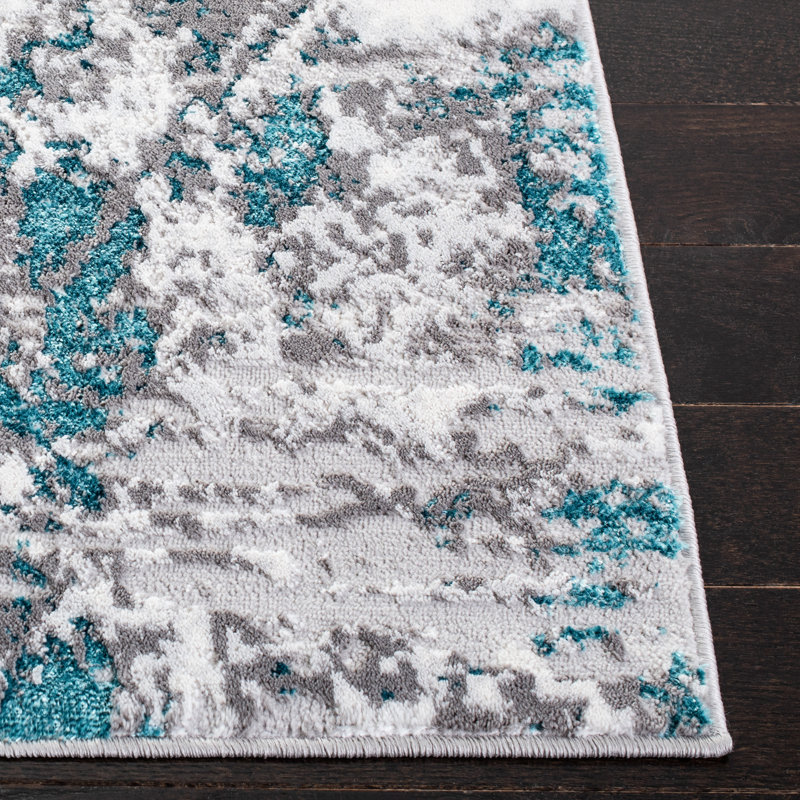 Tapis abstrait Harville Performance, Tapis de couloir 2 pi x 8 pi